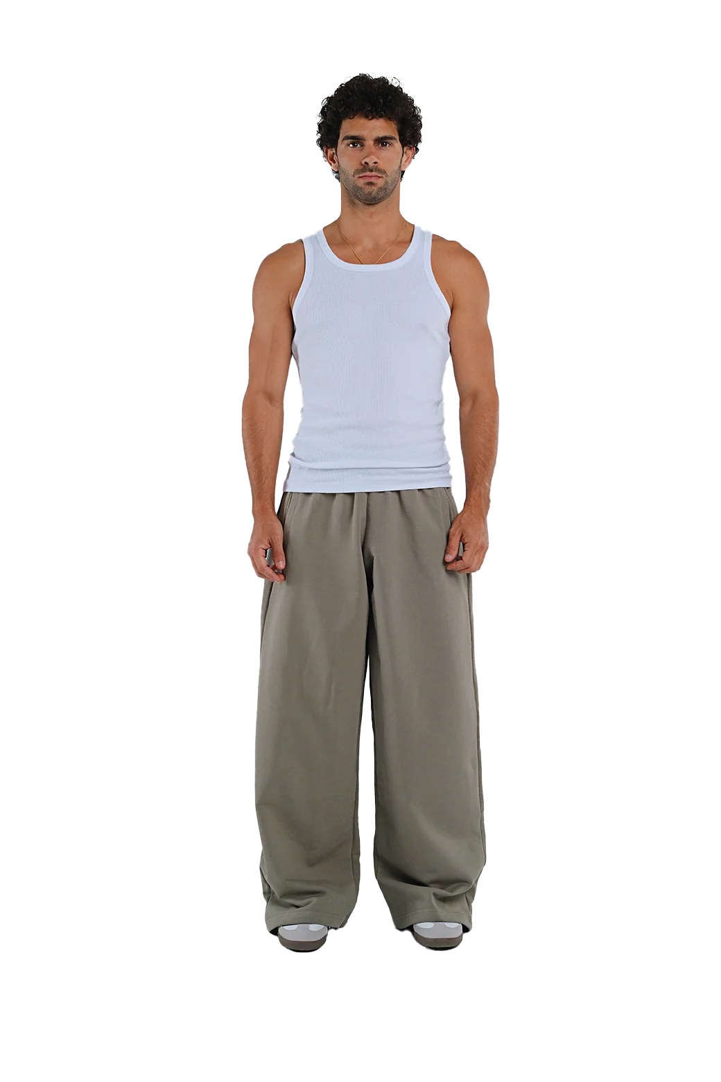 Layback Joggers in Olive