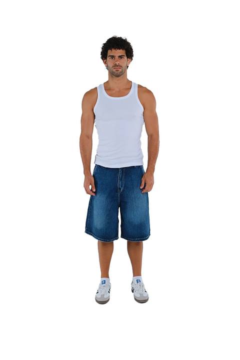 J Jorts in Navy