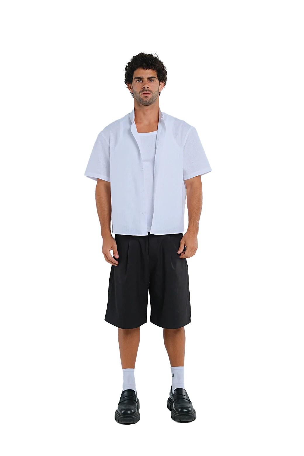 Boxy Shirt in white