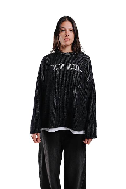 Shadow knit sweater