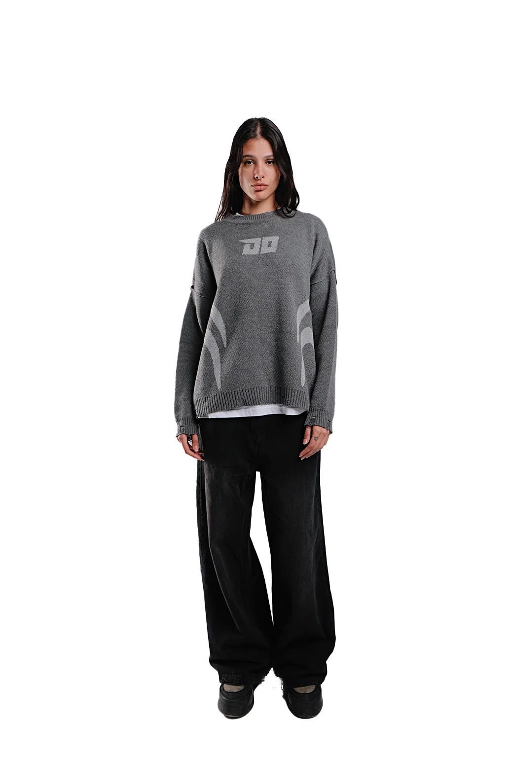 Smoky knit sweater