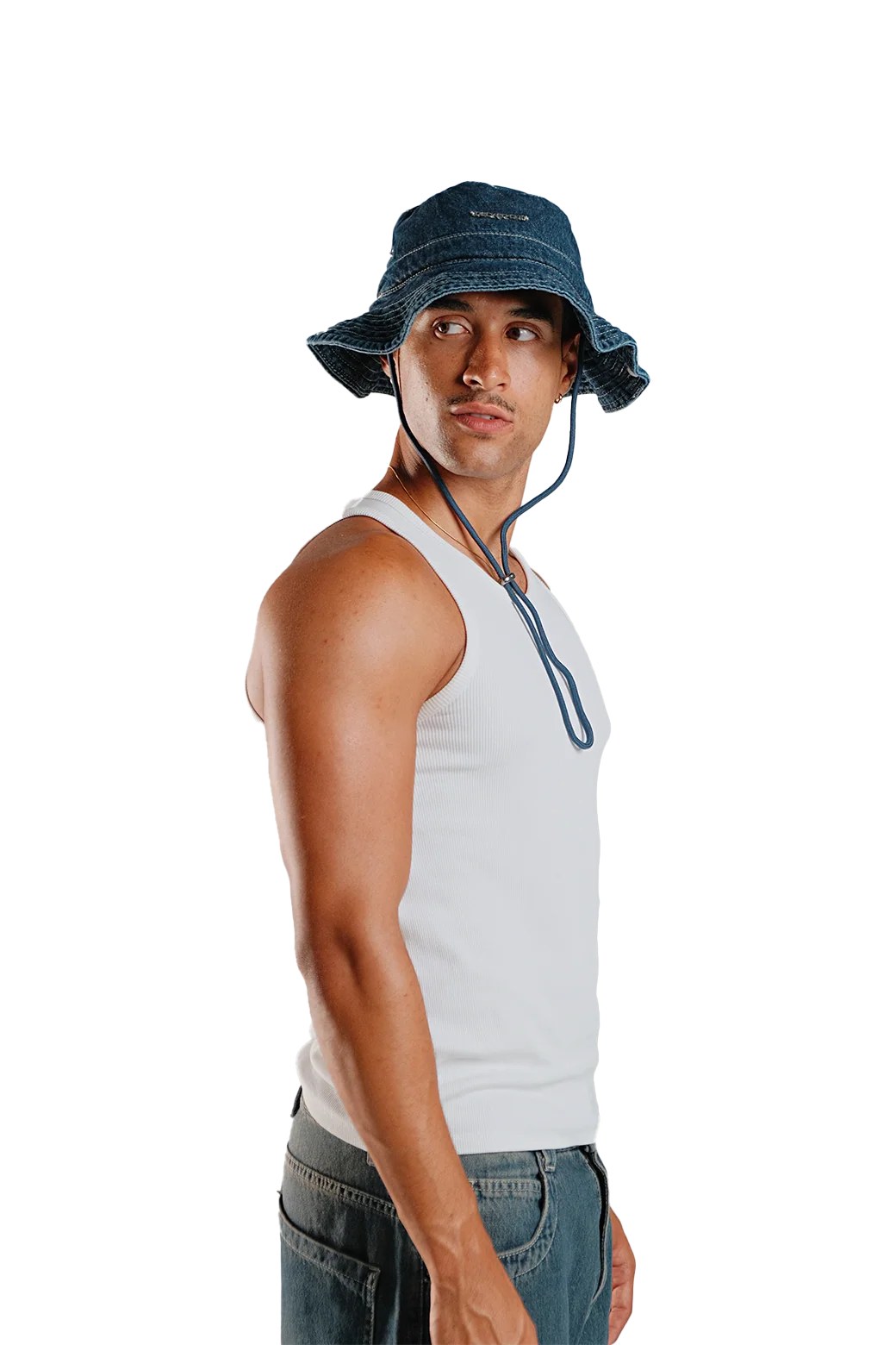 Cowboy Bucket in Dark Blue