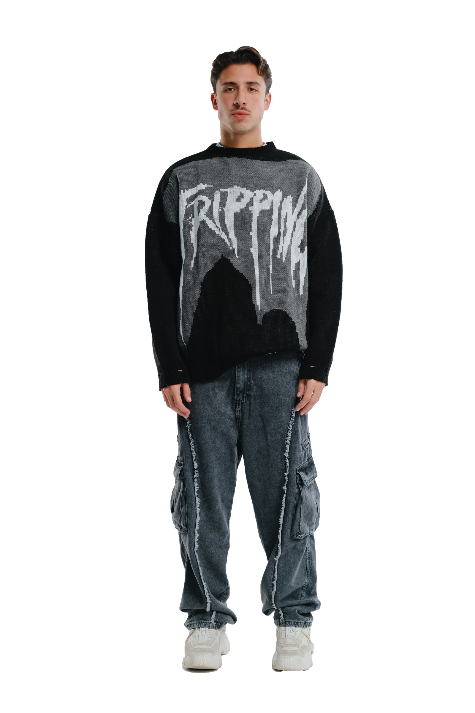 Tripping knit sweater
