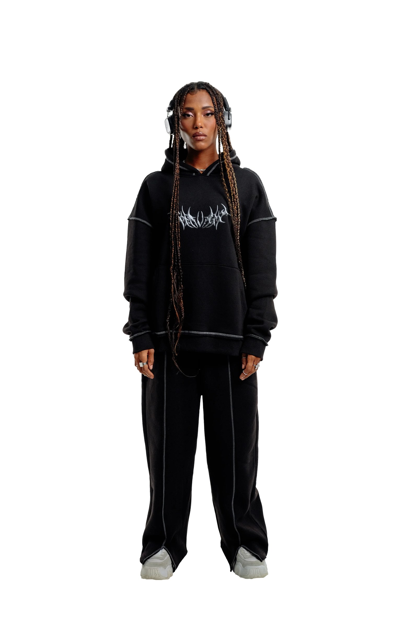 The big pants in black X grey