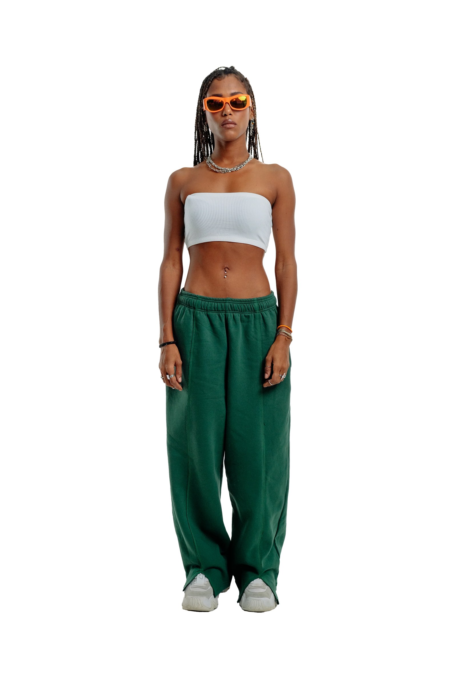 The big pants in green