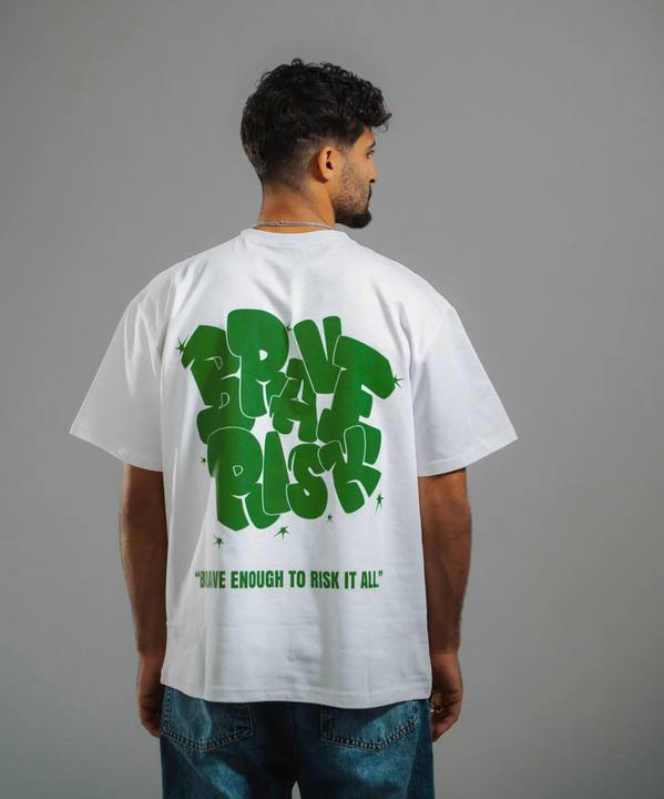 Brave white tshirt unisex