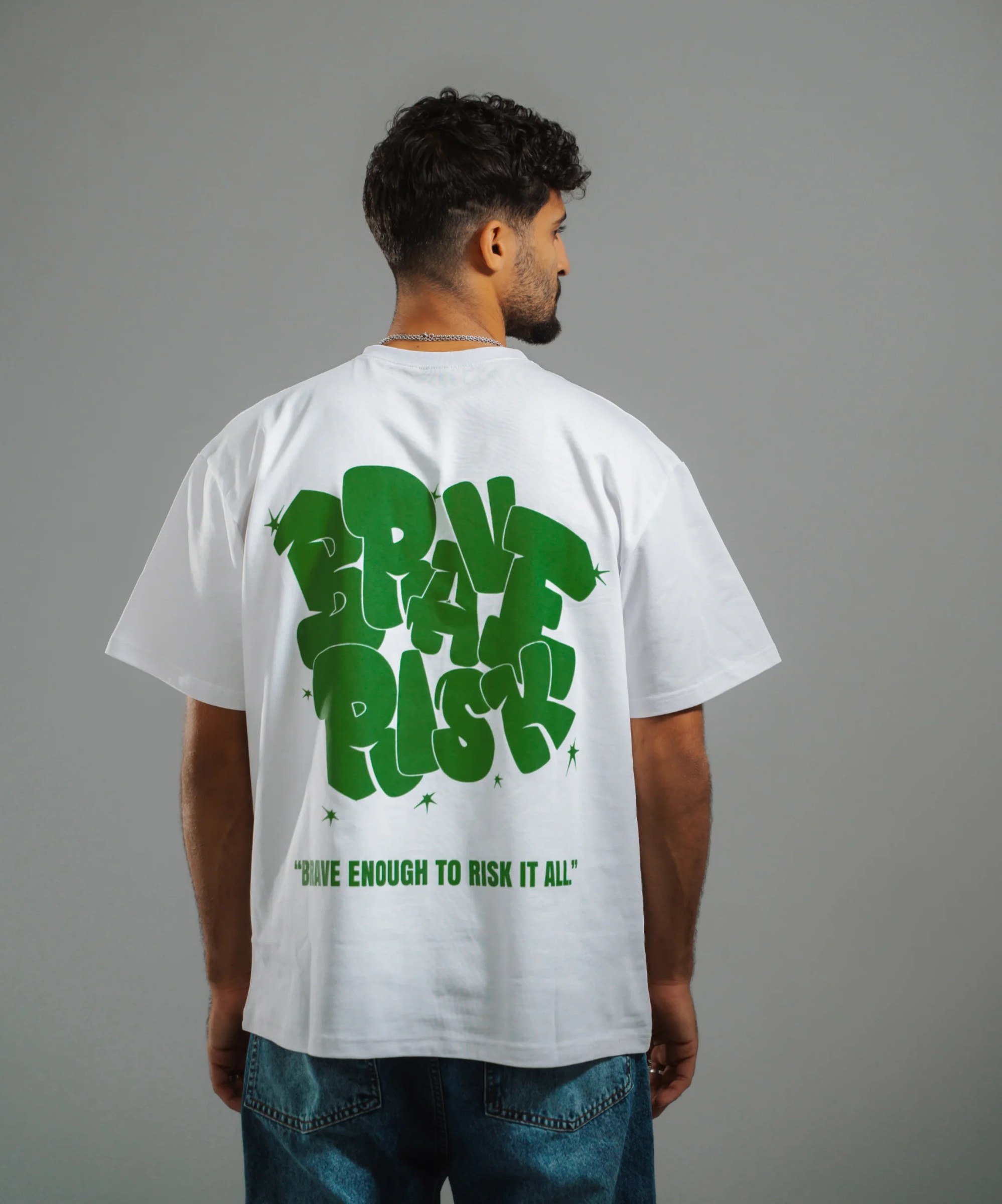Brave white tshirt unisex