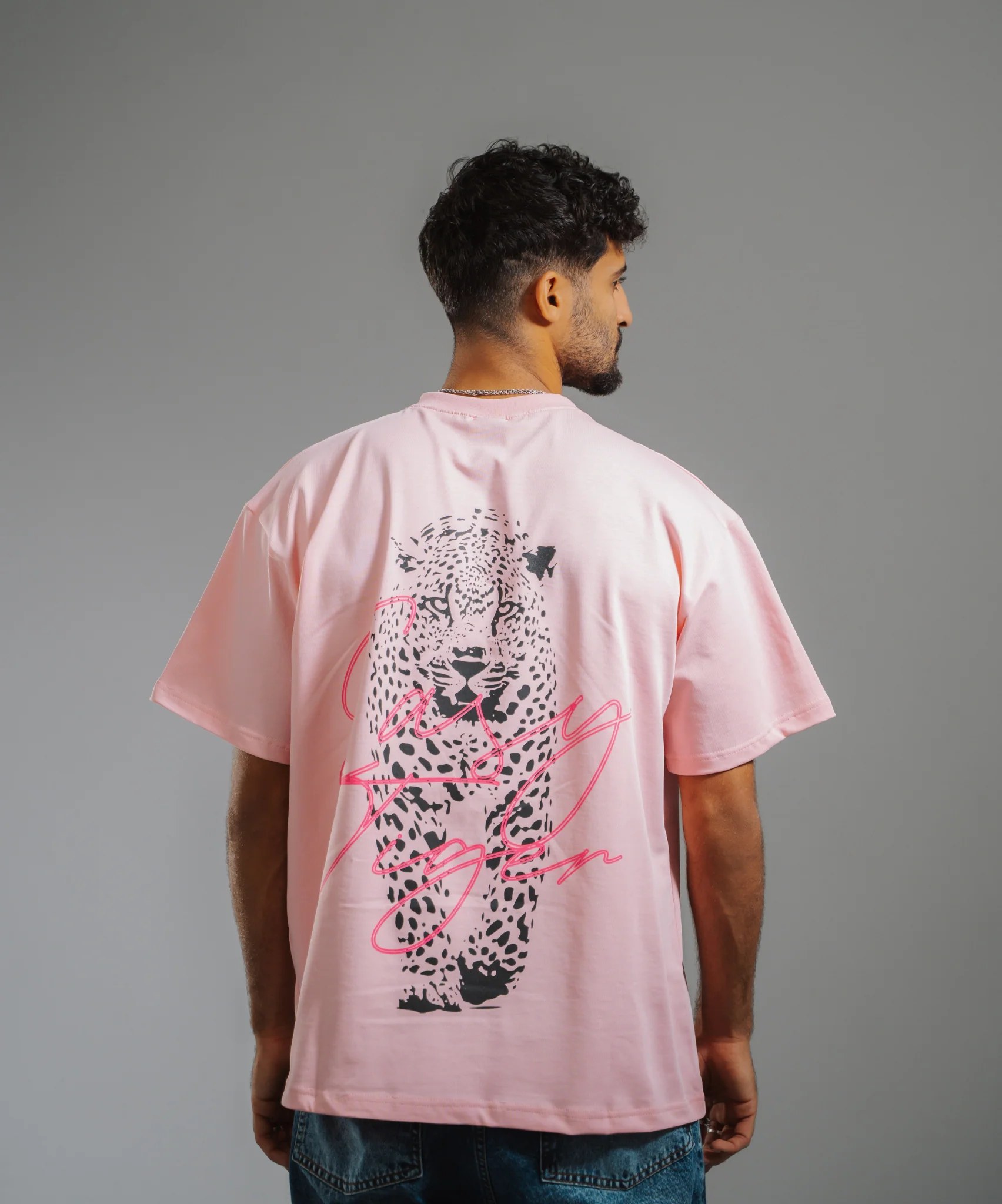 Tiger pink tshirt unisex