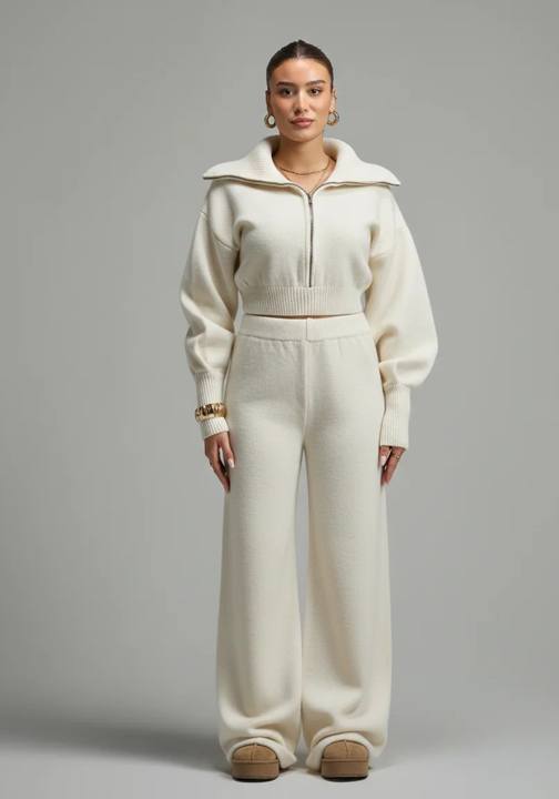 Off-white knit set