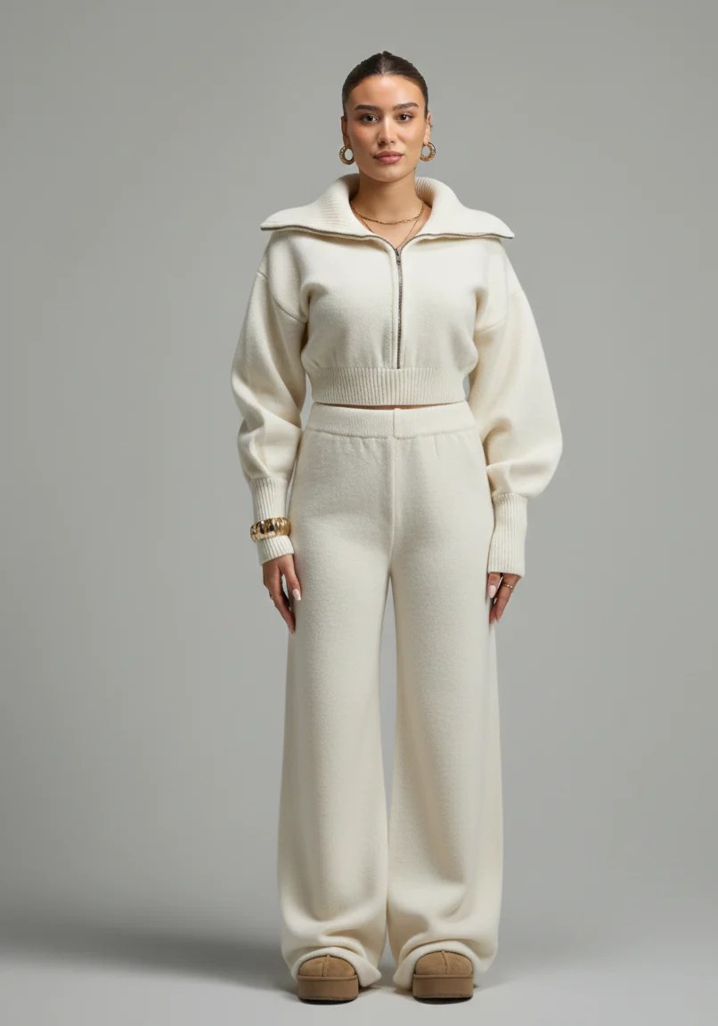 Off-white knit set