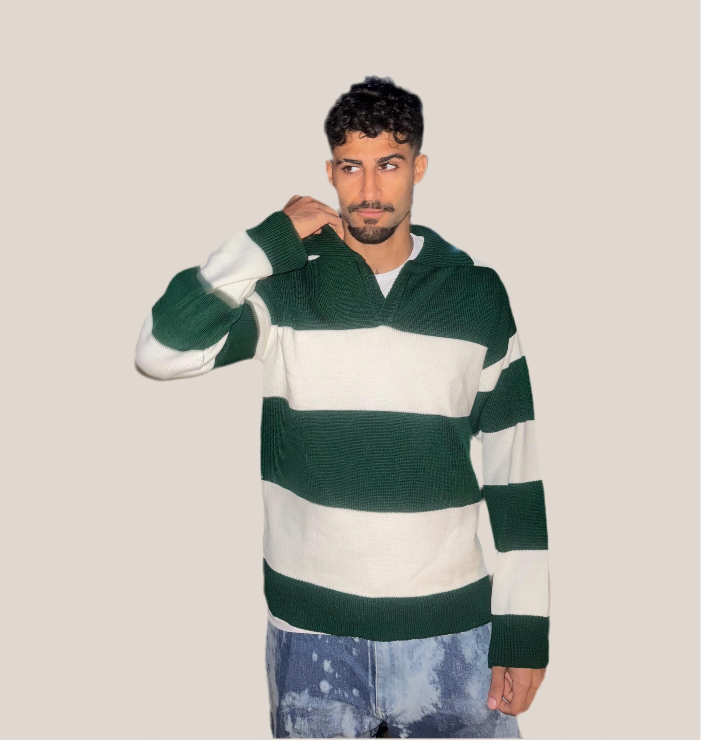 Unisex polo knitted