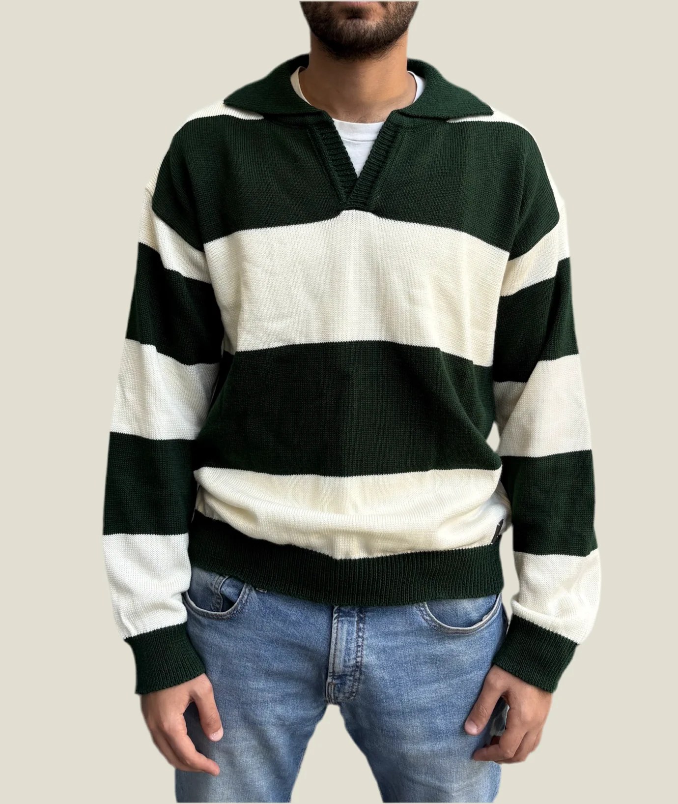 Unisex polo knitted