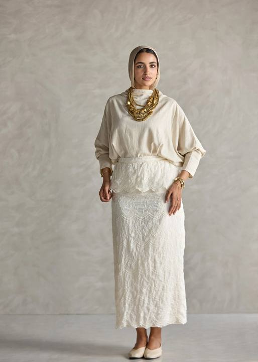 White Lace Skirt