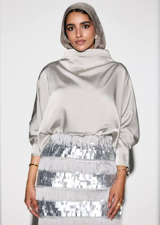Silver Rhythm Blouse