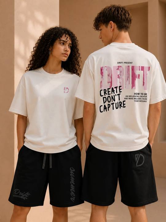 creation white tee