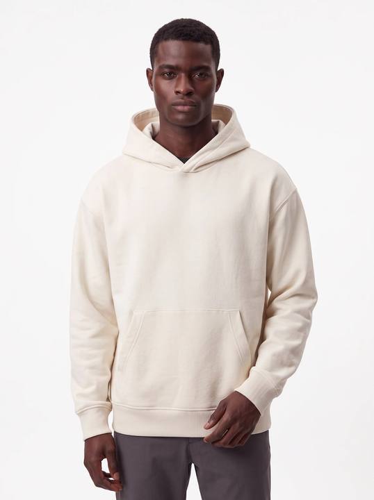 CREAM OVERSIZED HEAVYWEIGHT HOODIE W27N