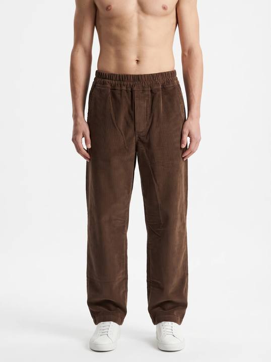 COCOA CORDUROY STRAIGHT-FIT PANTS W27N