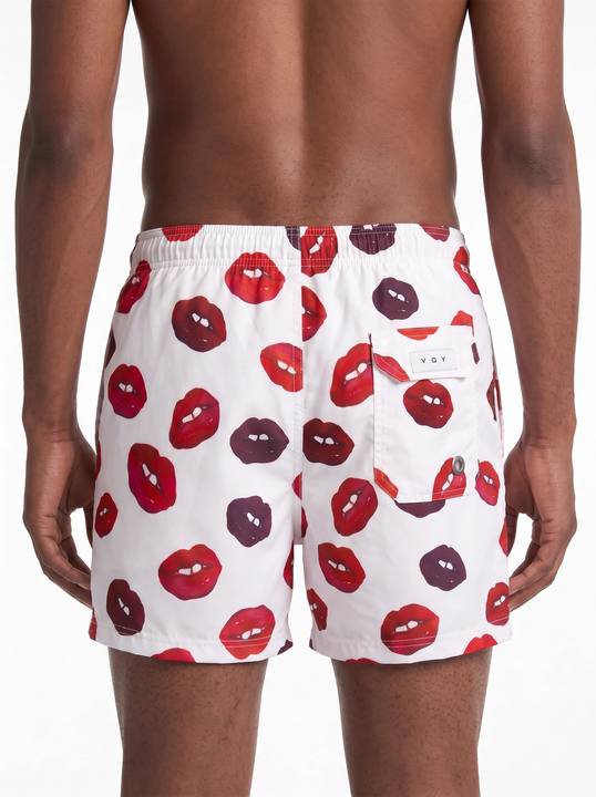 IVORY KISS PRINT SWIM TRUNK S27N