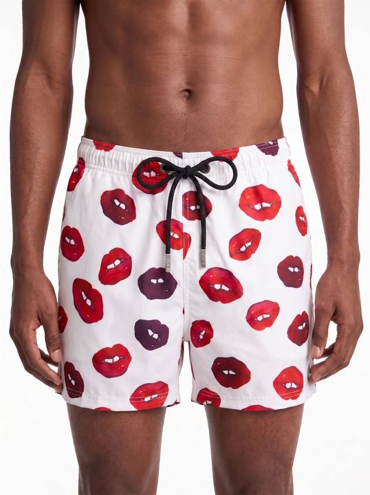 IVORY KISS PRINT SWIM TRUNK S27N