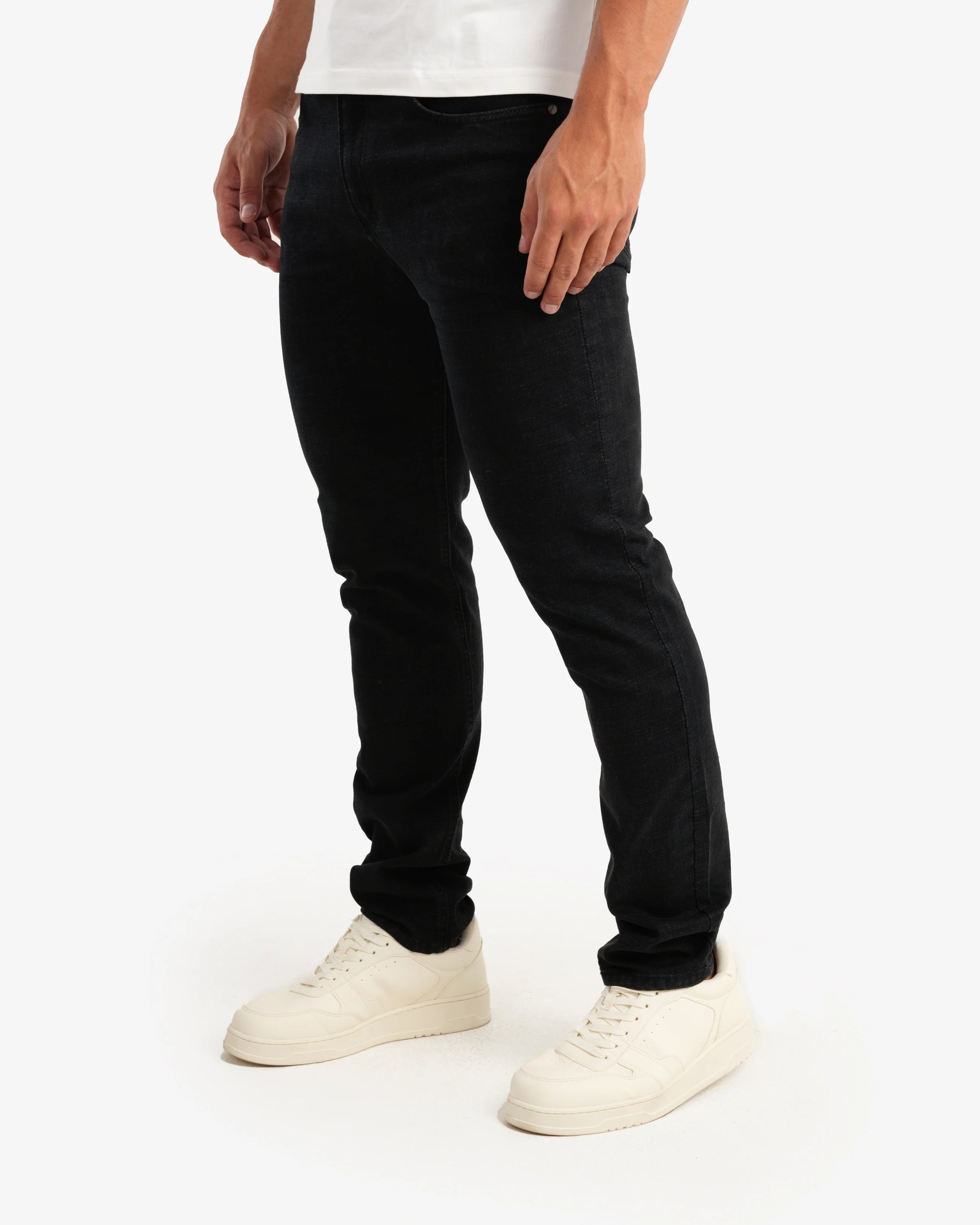 Slim Long Charcoal Jeans W26