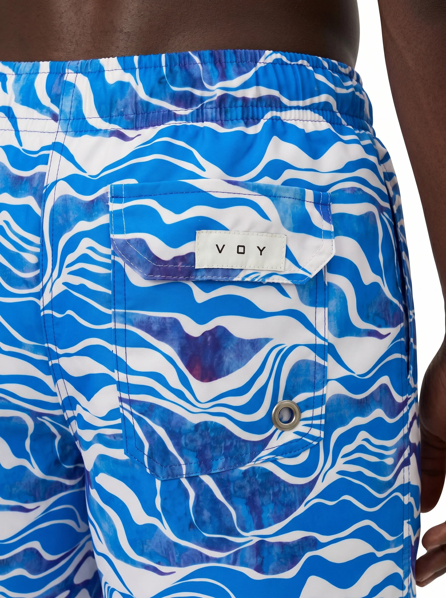 OCEAN CURRENT PRINT SWIM TRUNK S27