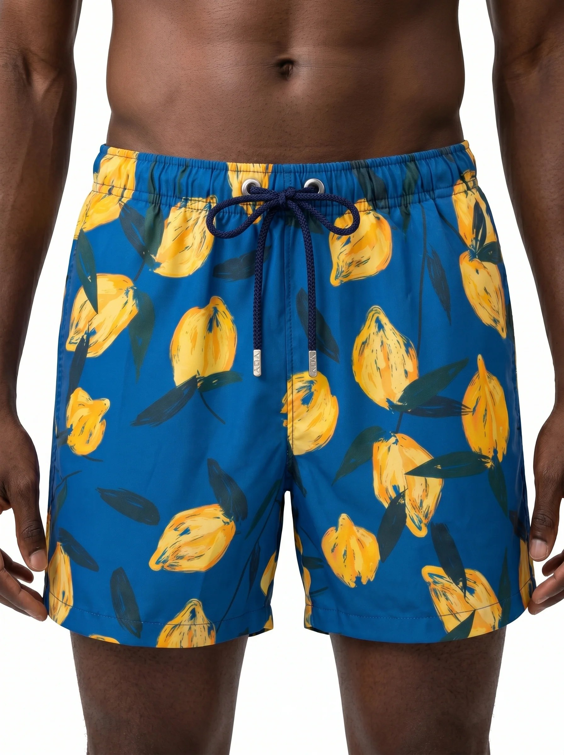 MEDITERRANEAN LEMON PRINT SWIM TRUNK S27