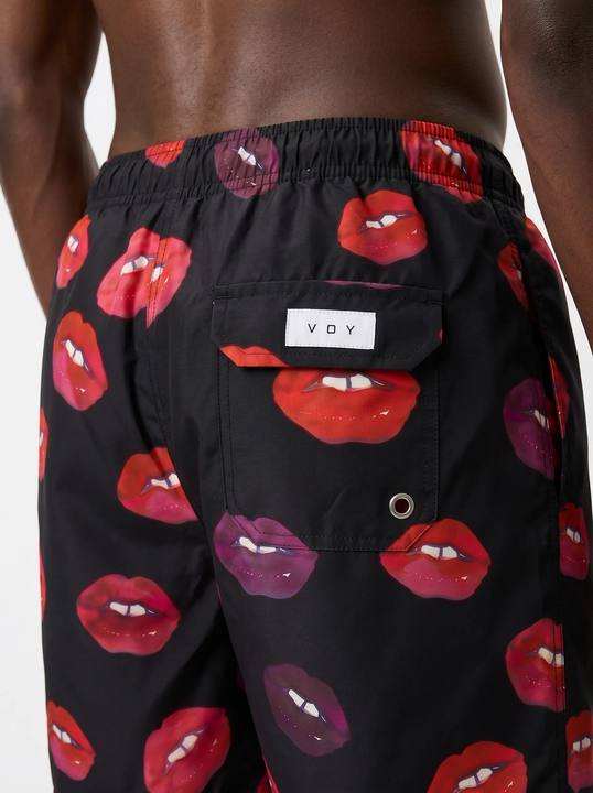 MIDNIGHT KISS PRINT SWIM TRUNK S27N