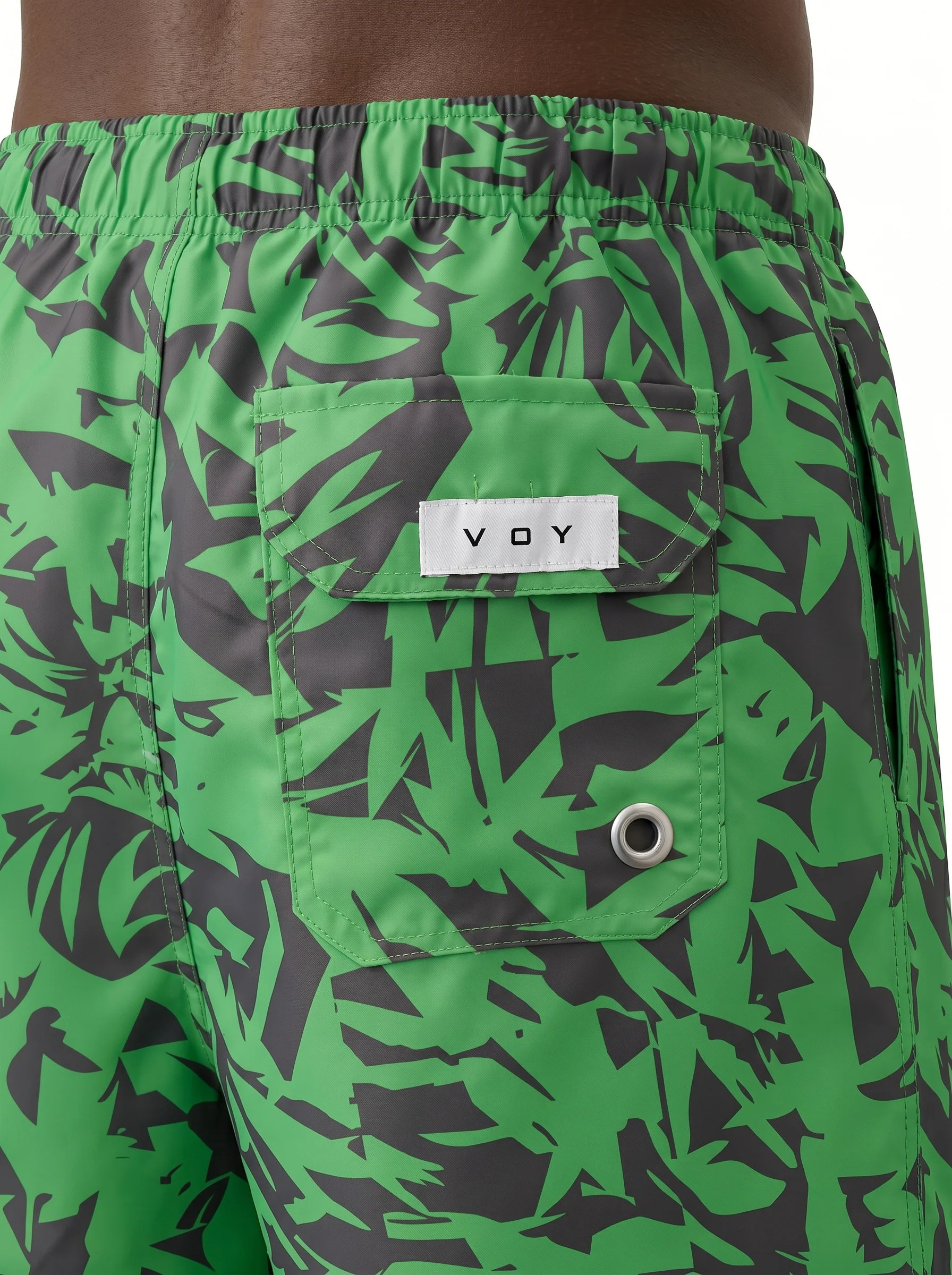JUNGLE SHADOW ABSTRACT SWIM TRUNK S27