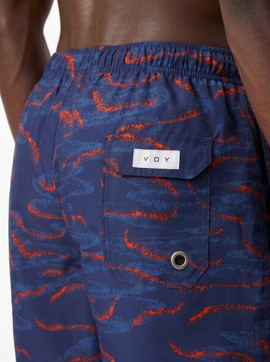 CRIMSON TIDE ABSTRACT SWIM TRUNK S27