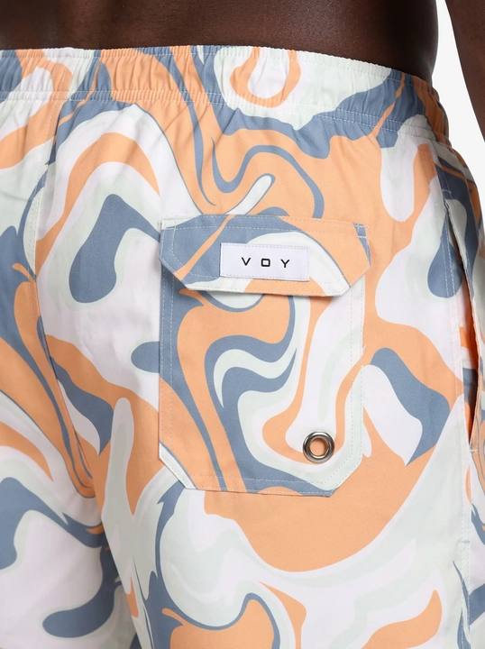 SUNSET DRIFT ABSTRACT SWIM TRUNK S27