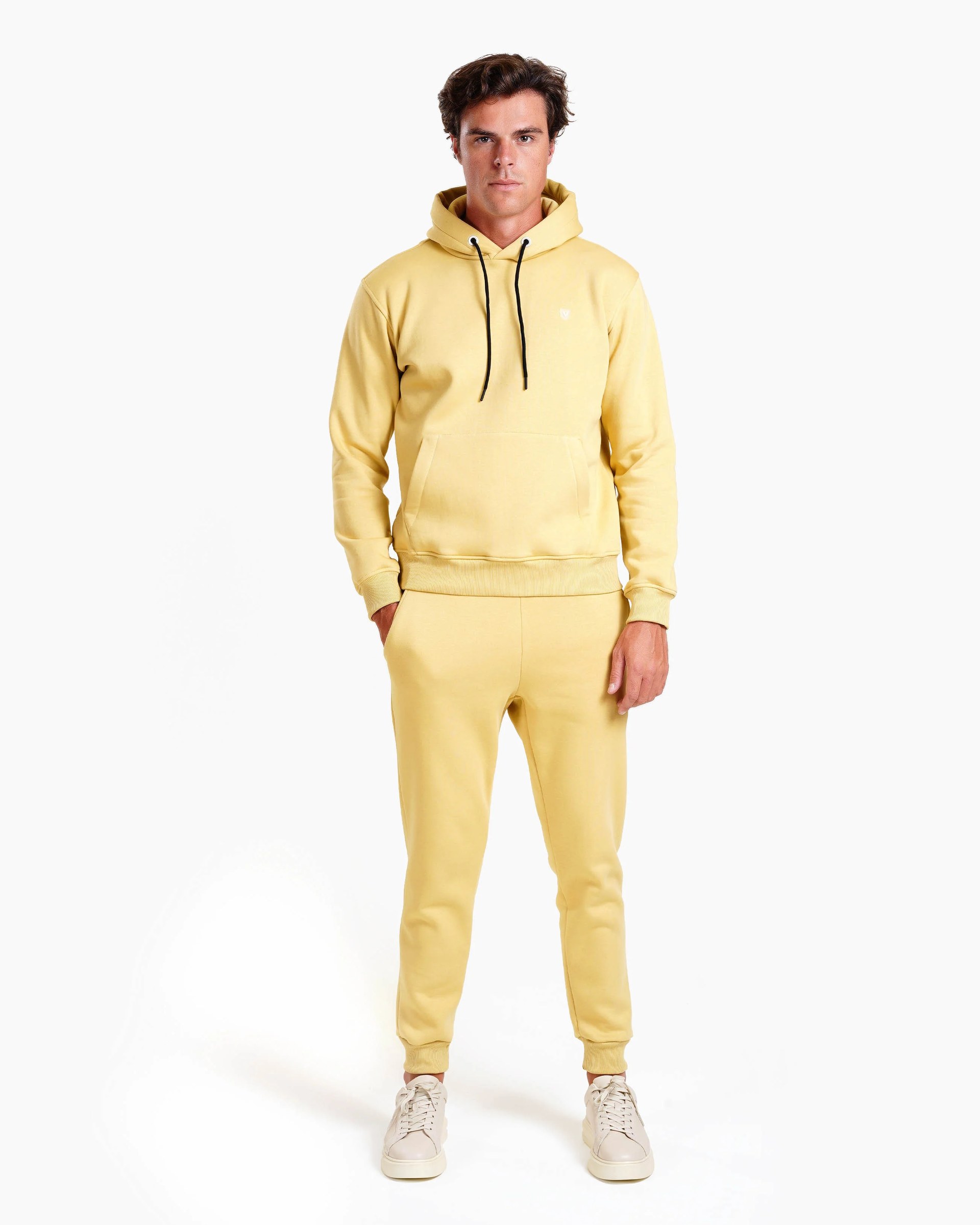 MUSTARD UNISEX BASIC HOODIE W26