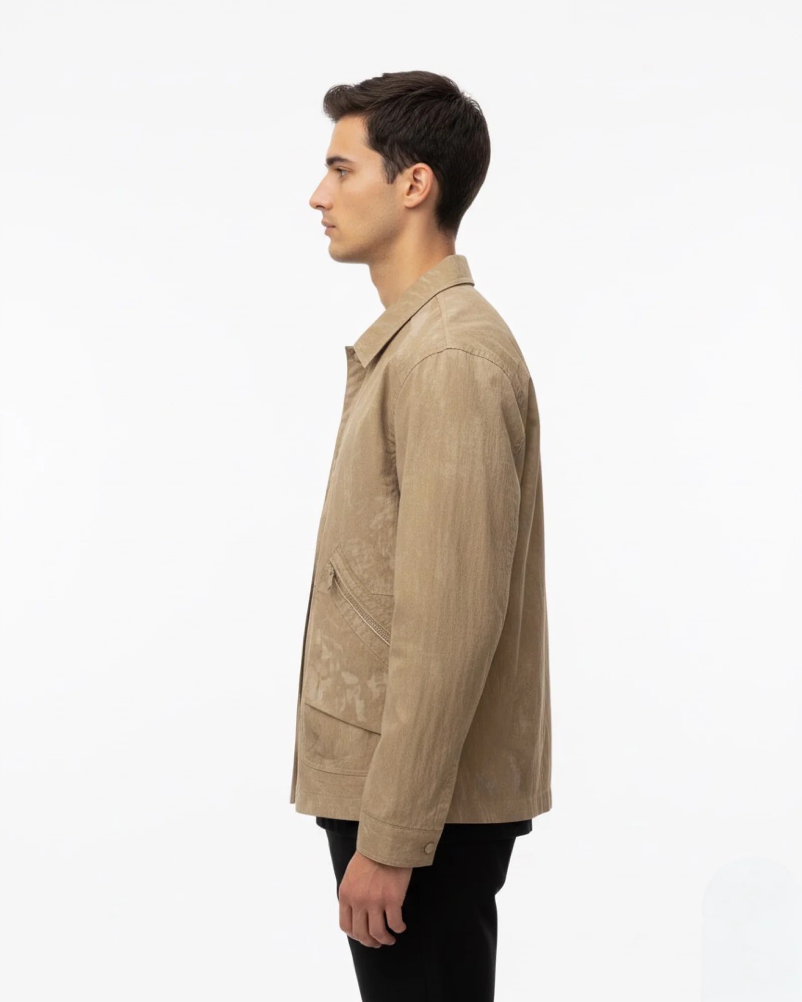 BEIGE-WASH WORKWEAR JACKET W26
