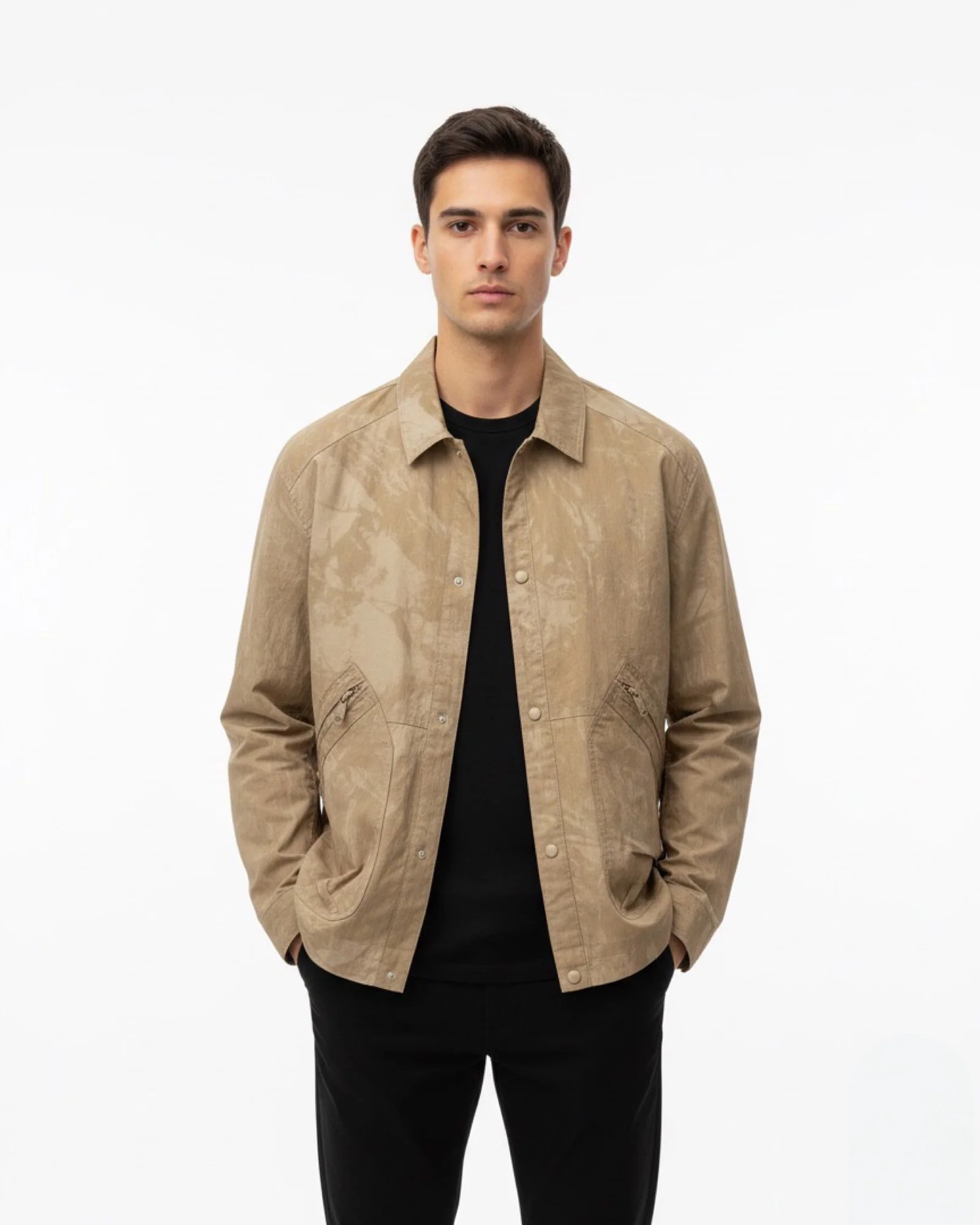 BEIGE-WASH WORKWEAR JACKET W26