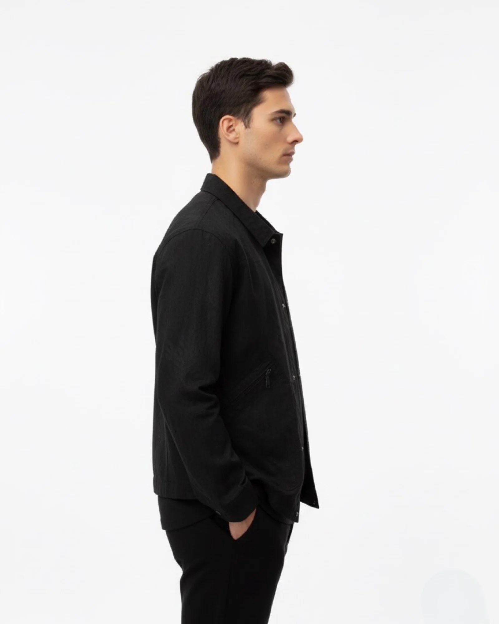 BLACK-WASH WORKWEAR JACKET W26
