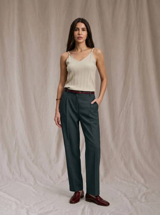 GRAPHITE TAILORED TAPERED TROUSERS S27