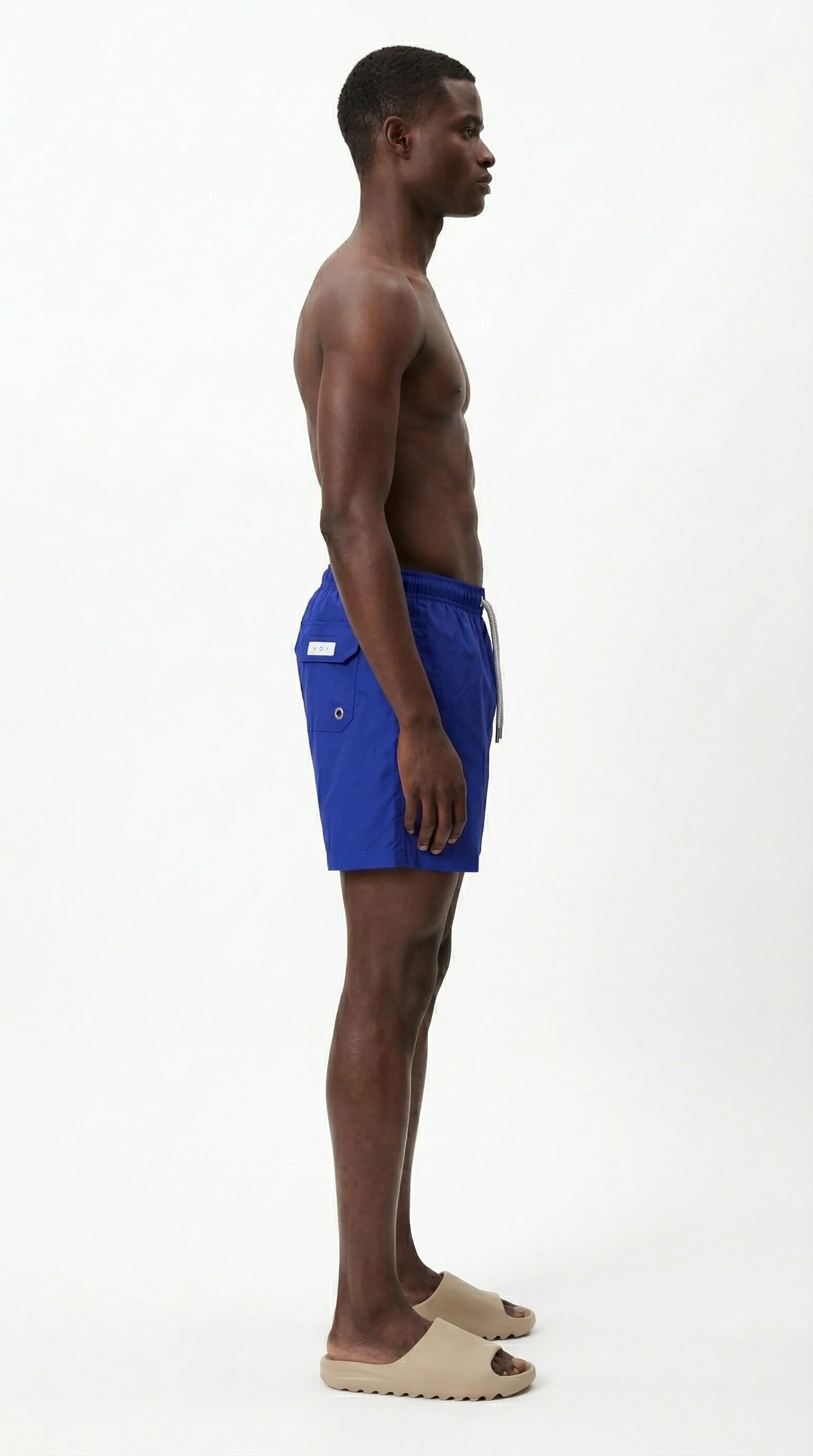 DEEP NAVY SOLID BASIC RELAXED SWIM TRUNK S27