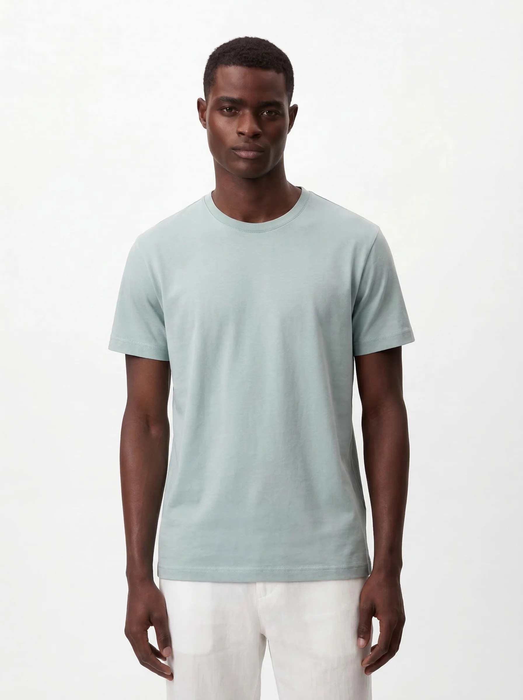MINT GREEN SLIM BASIC T-SHIRT S27