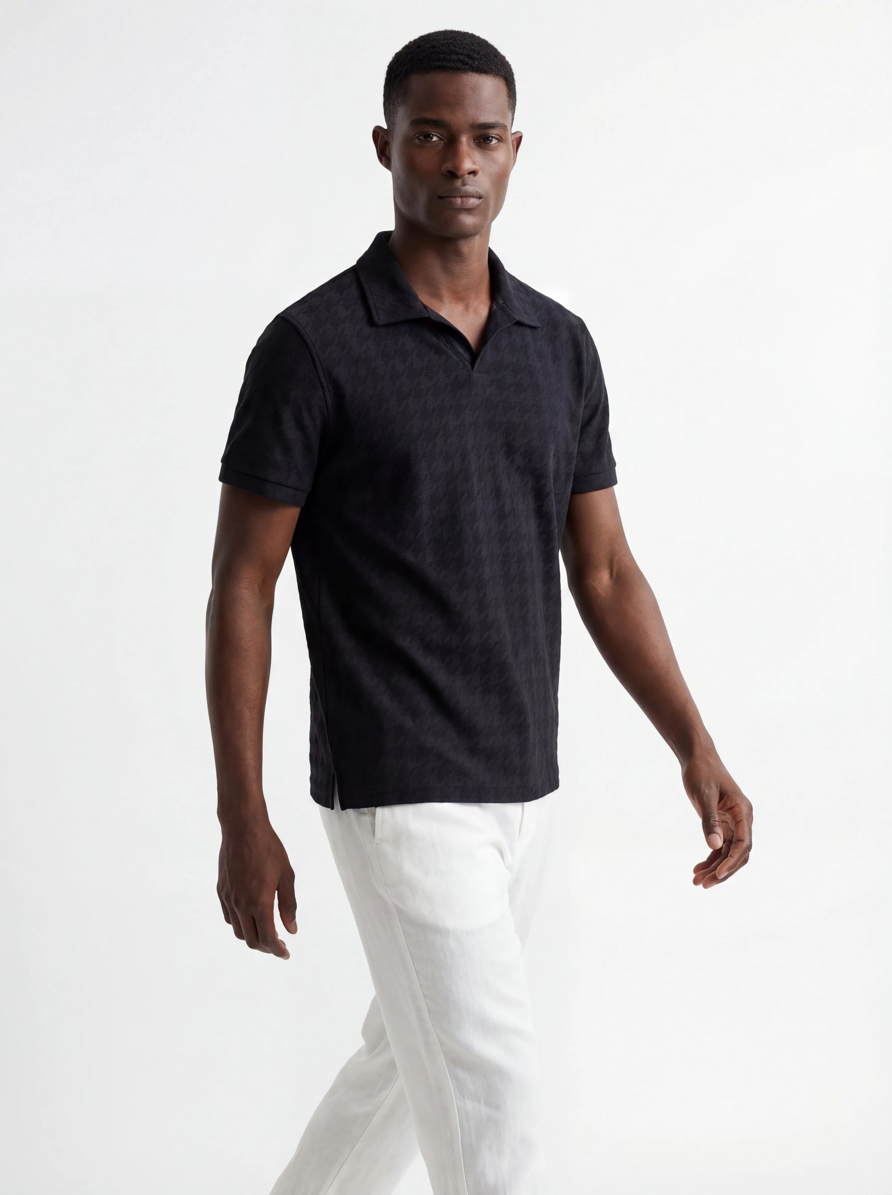 BLACK RIPPLE RESORT RELAXED POLO S27
