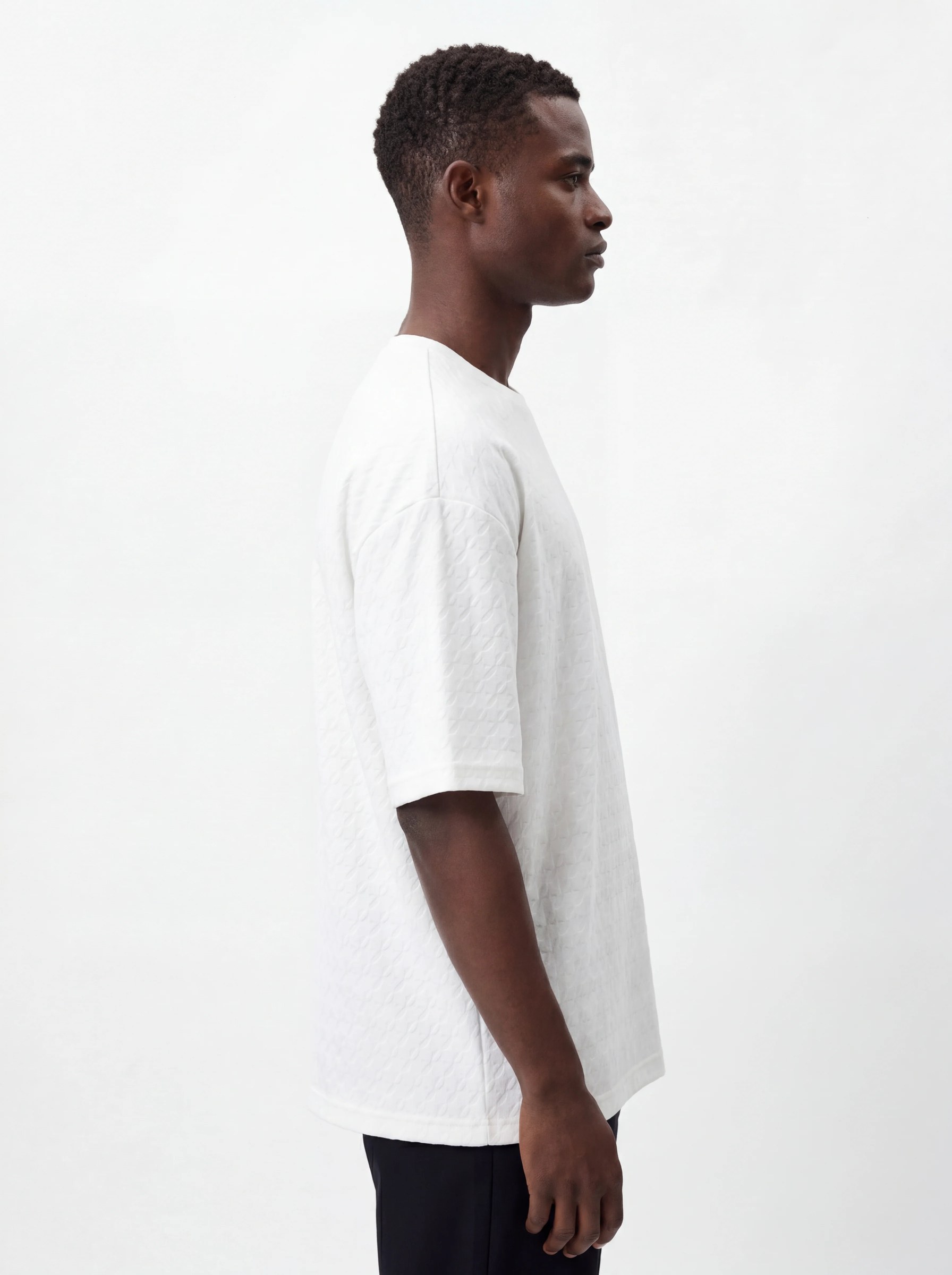 WHITE DESERT RIPPLE OVERSIZED T-SHIRT S27