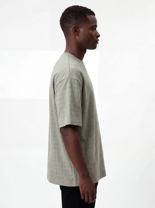 SAGE DESERT RIPPLE OVERSIZED T-SHIRT S27