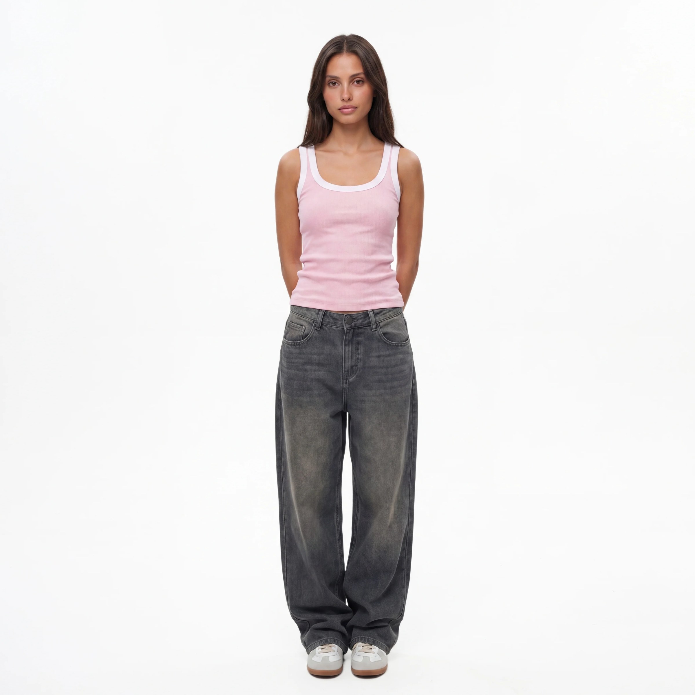 ROSE RIB TANK TOP