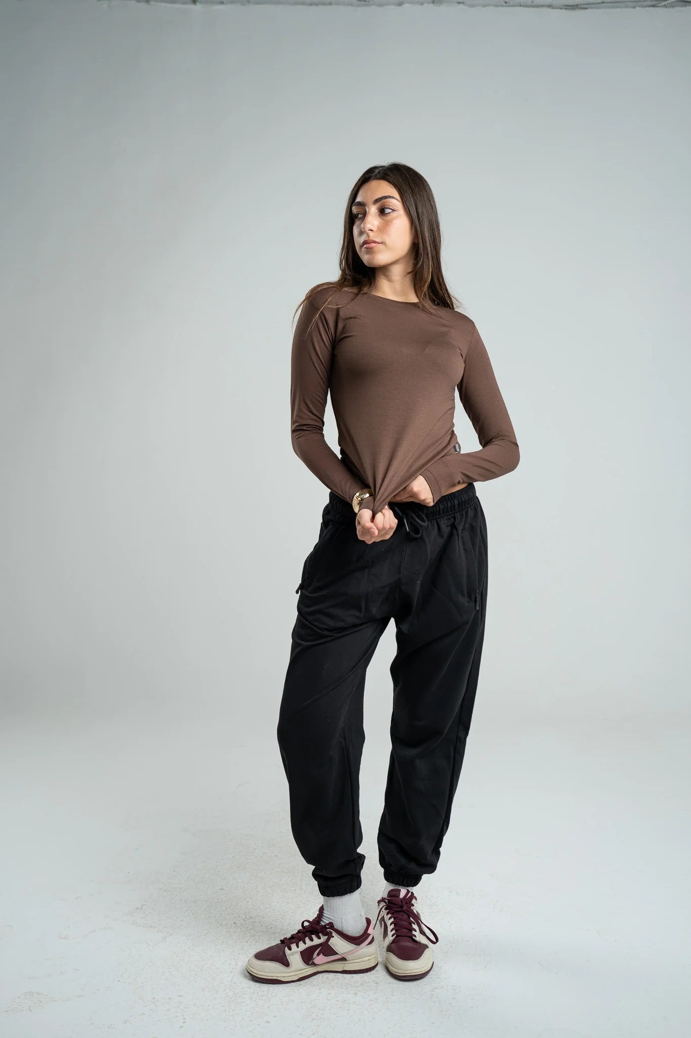 BROWN BABY LONG SLEEVE T-SHIRT