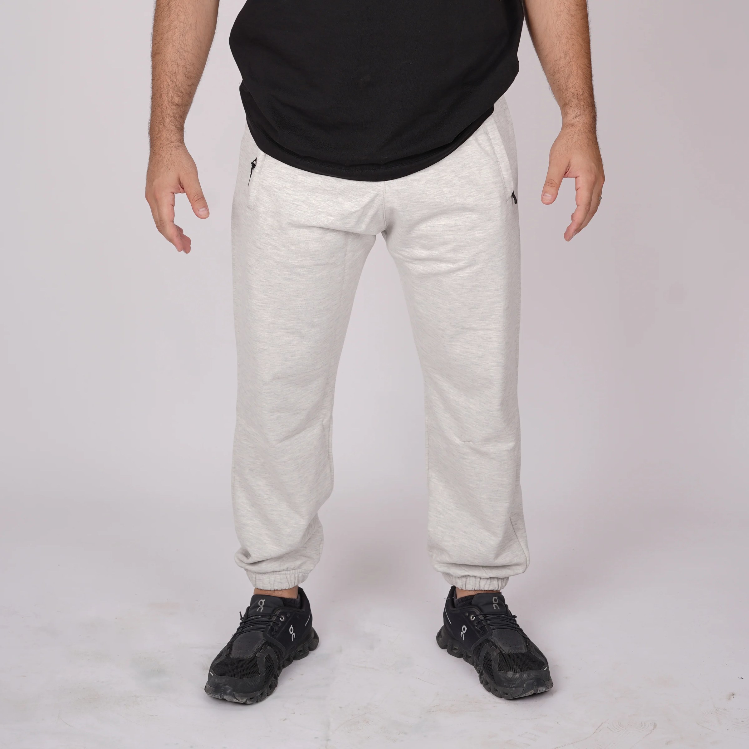 GREY JOGGER SWEATPANTS