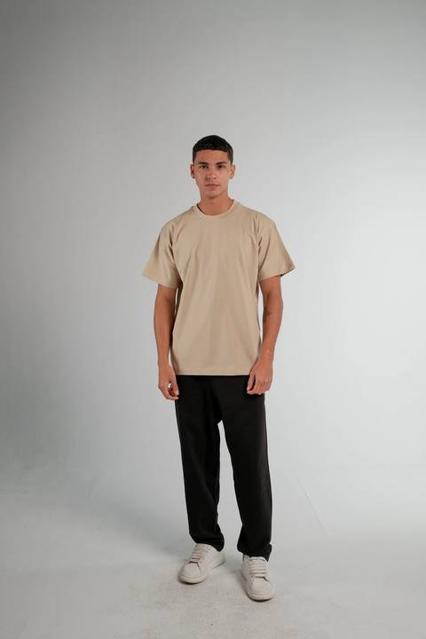 BEIGE REGULAR FIT T-SHIRT