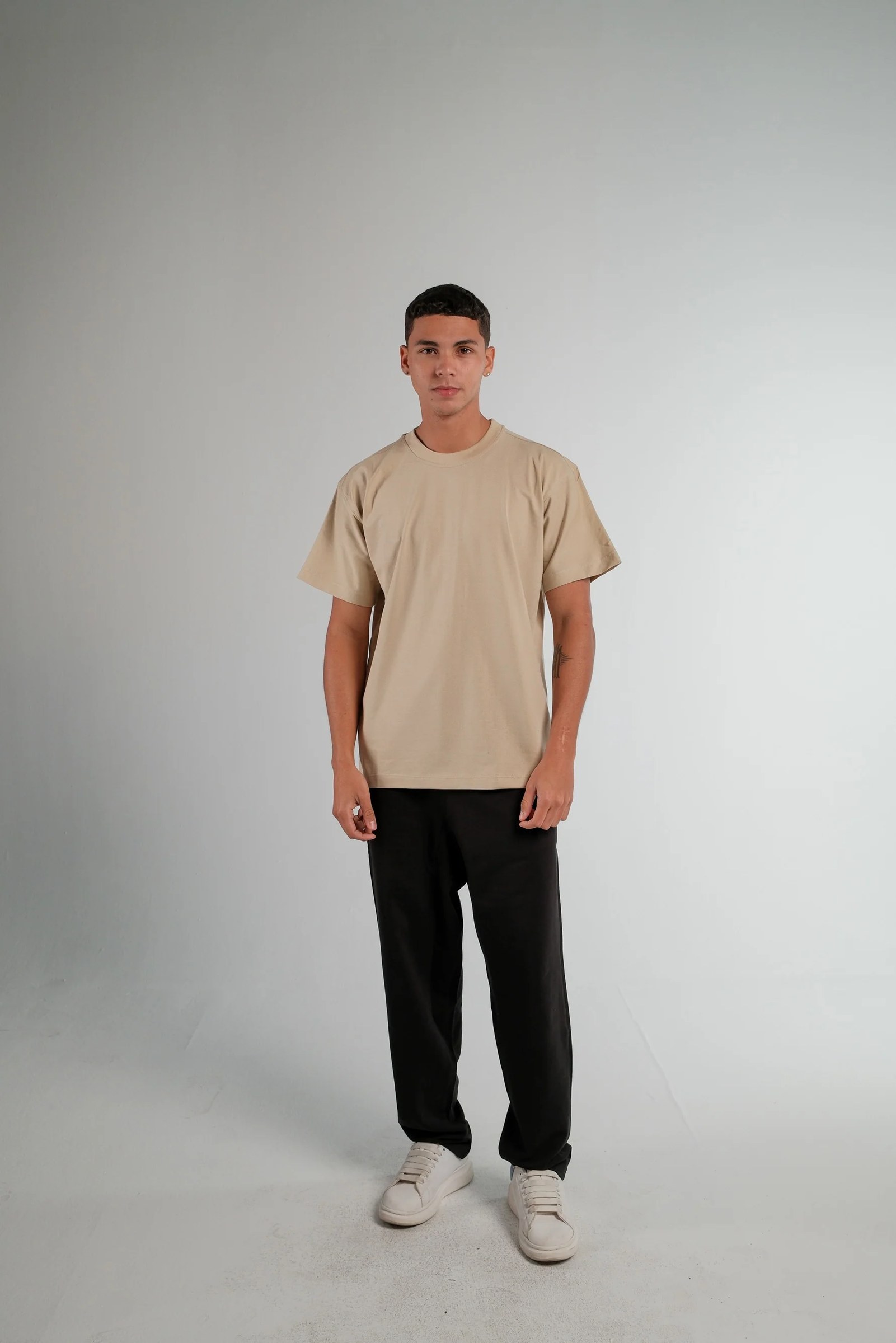 BEIGE REGULAR FIT T-SHIRT