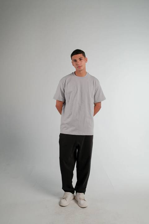 SILVER RELAXED FIT T-SHIRT HEAVY WEIGHT