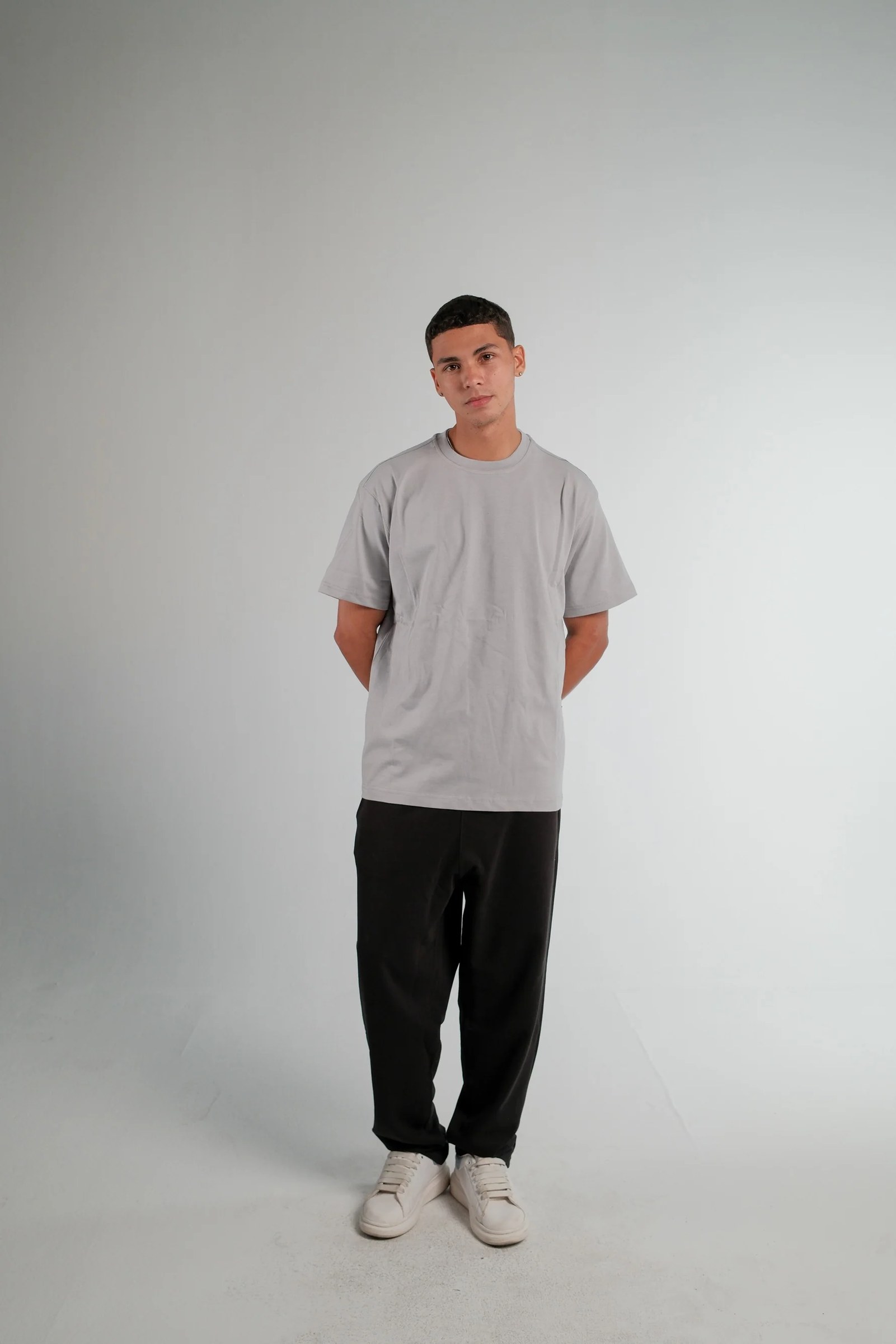 SILVER RELAXED FIT T-SHIRT HEAVY WEIGHT