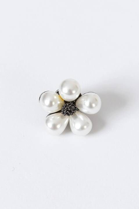 Pearl Flower Pin Brooch