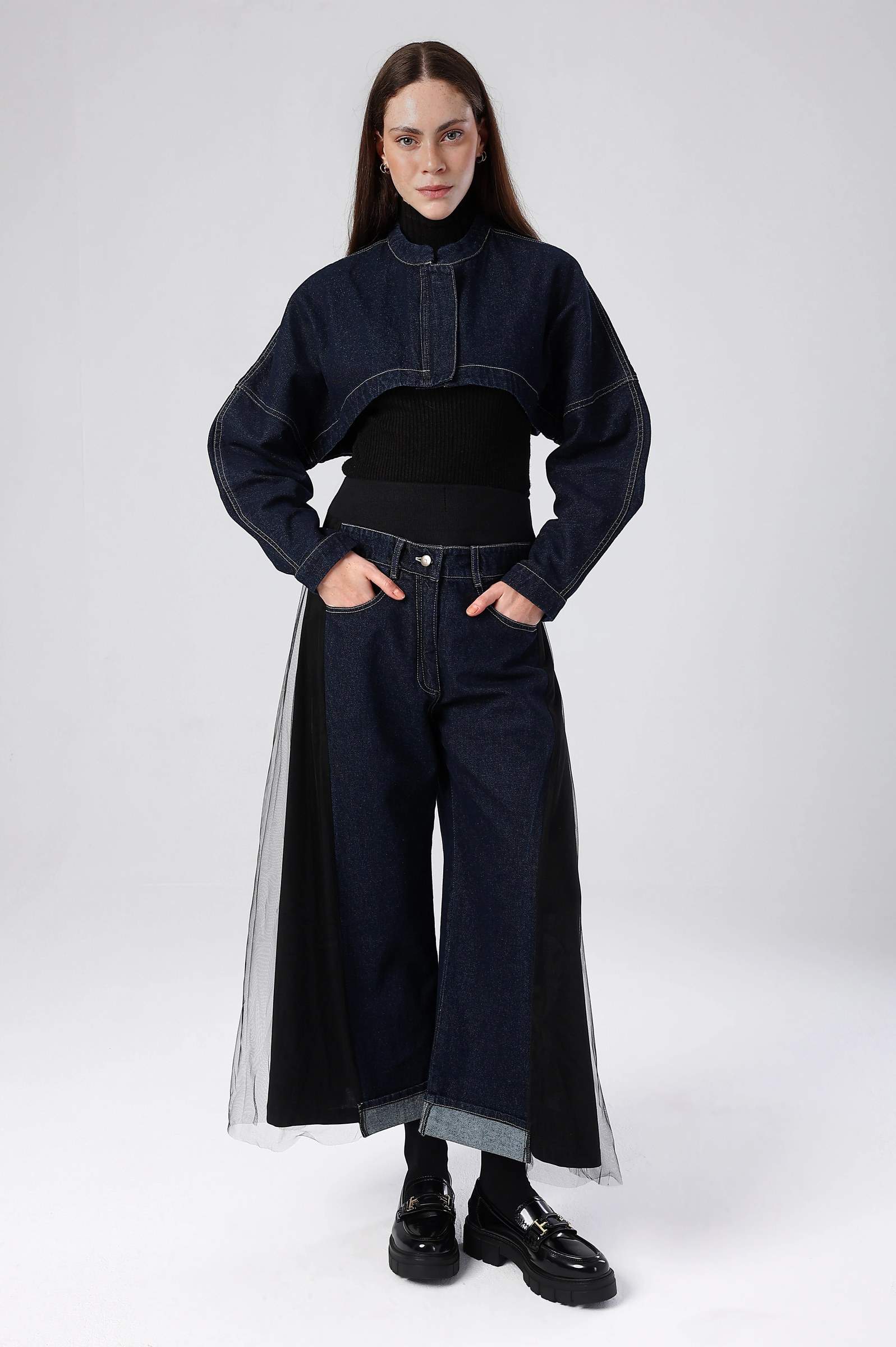 The Raw Cut Denim Statement Jacket