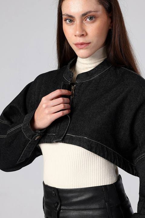 The Raw Cut Denim Statement Jacket